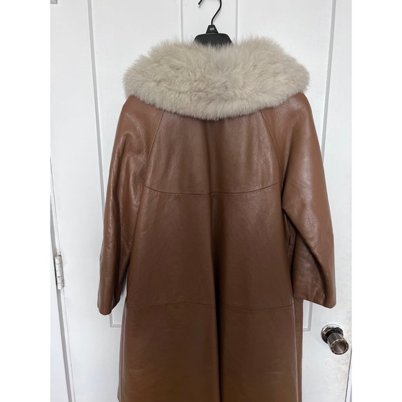 Vintage Romay Fur Collar Leather Jacket - Picture 2 of 11